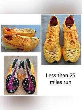 Nike ZoomX Vaporfly Orange Pink Size 9